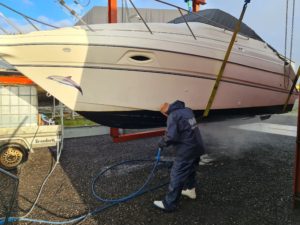 vinteropbevaring af mindre motorbåd